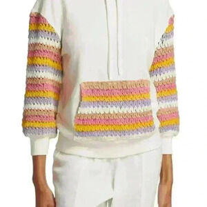 Alice + Olivia Multicolor Striped Hoodie